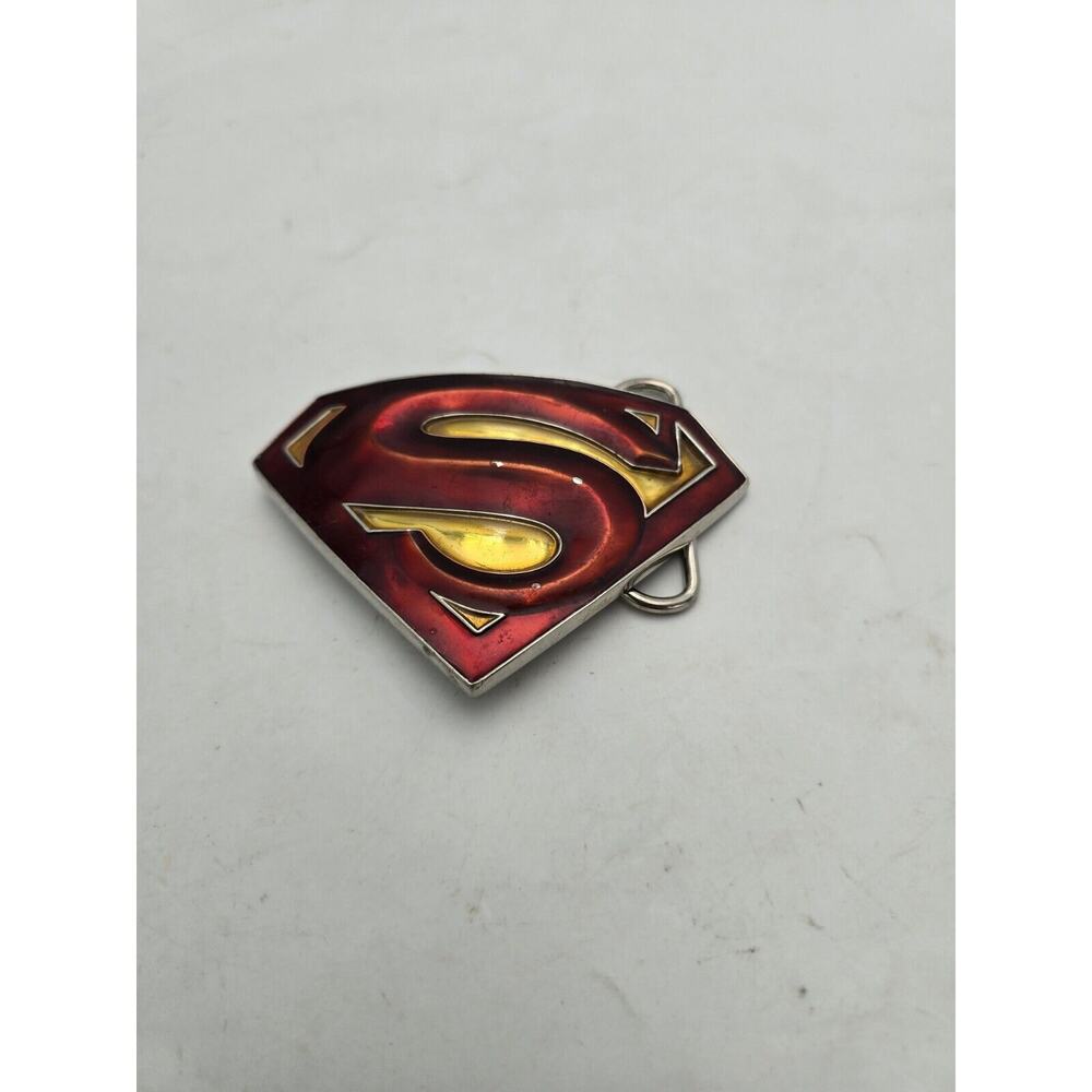 SUPERMAN Shield Belt Buckle GTO Design Studios Vintage And Rare Shade